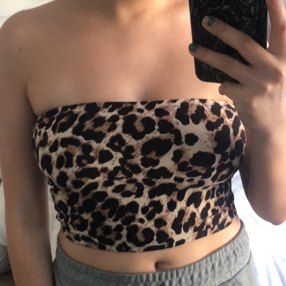 Leopard Tube top